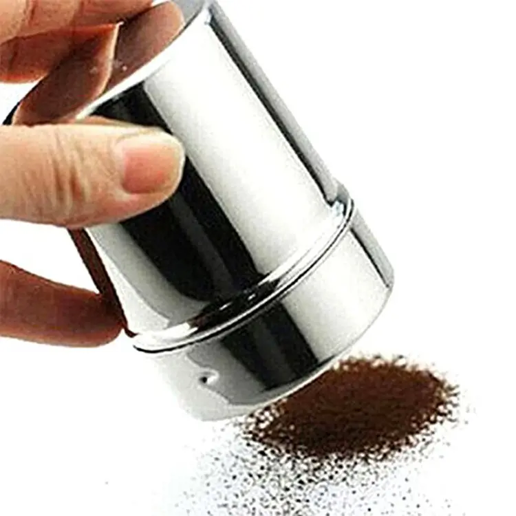 Online Best Sale 304 Edelstahl Draht geflecht Gewürz flasche Gewürz Metall Salz Zucker Pfeffer Sprüh flasche Kaffee dose