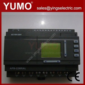Controlador lógico programable PLC serie APB, APB-22MRA, 14 puntos, entrada de CA, 8 puntos de salida de relé, sin LCD