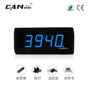 Ganxin оптовая продажа 7 сегмент световая панель светодиодный цифровой дисплей номера 4 цифры 1,8 дюймов цифровой счетчик - Product Image 4