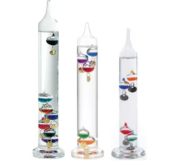 Household Desktop Glass Decoration Crafts Weather Forecast Predictor Bottle Galileo Thermometer