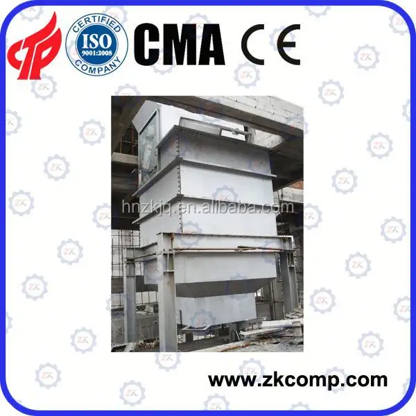 Clinker vertical cooler in cement production plant