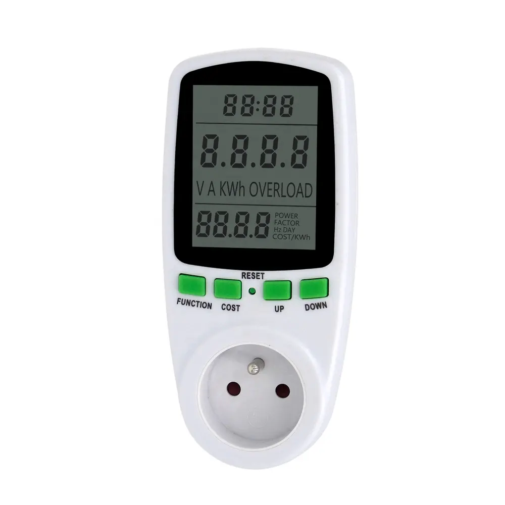 Iyi satış enerji maliyeti ölçer gerilim wattmetre güç ölçer analizörü fransız standart