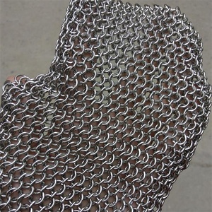 0.<strong>8mm</strong> <strong>Wire</strong> 7mm Ring Stainless Steel Chainmail Welding Ring <strong>Mesh</strong> for Decorate - Product Image 6