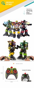 Newest Wholesale PK <strong>RC</strong> <strong>Fighting</strong> <strong>Robot</strong> OC0298136 Kids Colorful Electronic Musical Toy Made of Plastic - Product Image 2