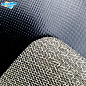 环保防滑定制棕色蜂窝工厂价格用于室内 3d 耐磨 Pvc 防滑垫 - Product Image 3