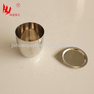 % 99.95% saflık Pt pota standart form 30ml platin pota cam hammadde - Product Image 3