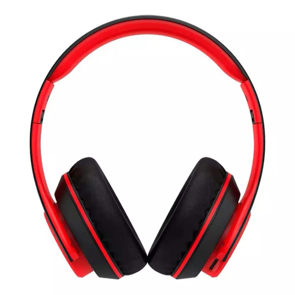 Harga Murah untuk Wireless Earphone Tws Atas Telinga Headset Touch Kontrol Headband Gaya Hitam dan Merah