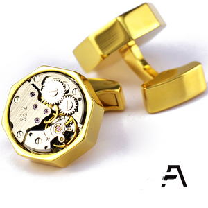 Bán Buôn Vàng Đồng Hồ Bánh Cơ Khí Steampunk Khuy Măng Sét Từ Đông Quan Ưa Thích Cho Engagement Wedding Party Hoặc Kỷ Niệm - Product Image 5