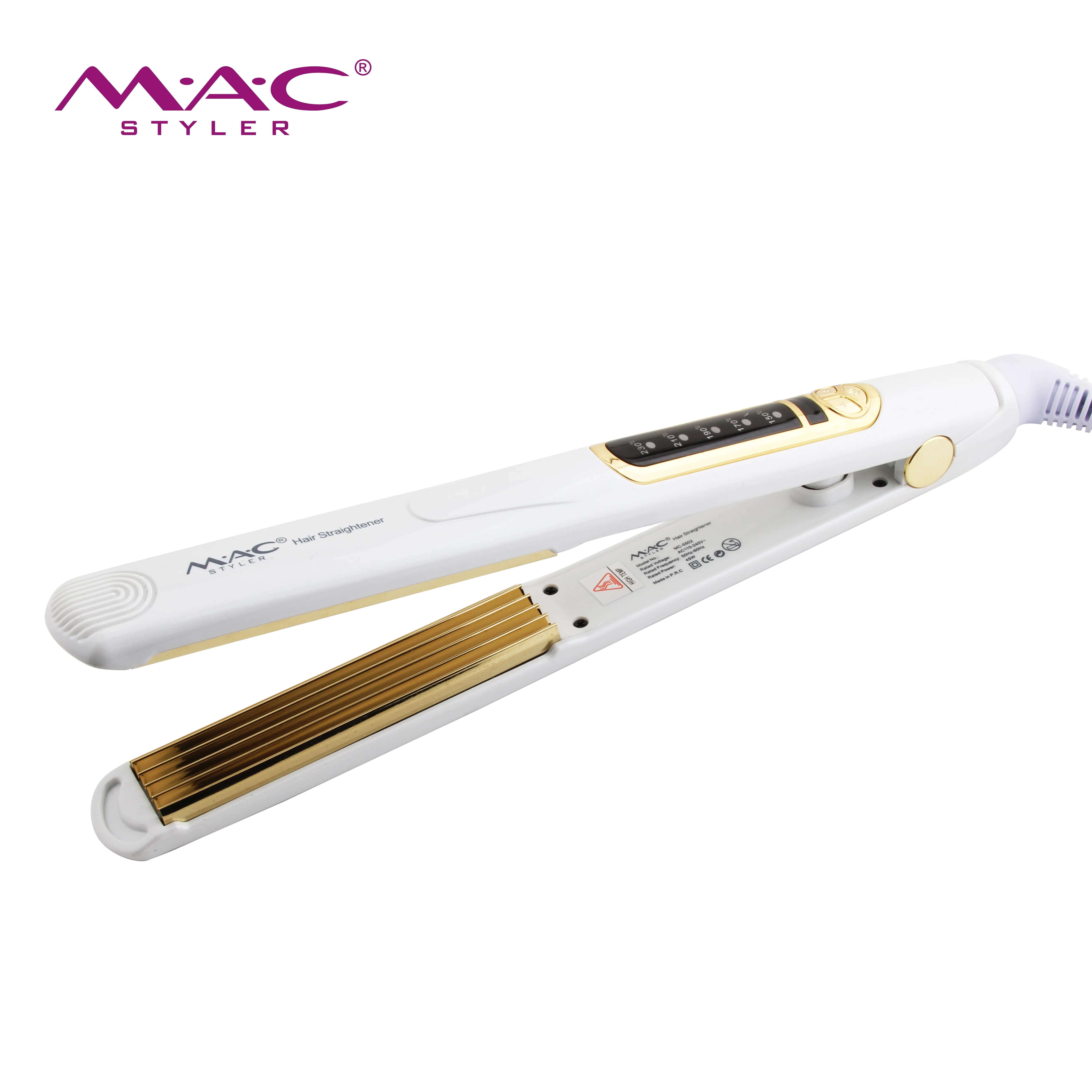 Professional Popular Hair crimper And Curling Iron Hair Straightener Titanium Plate Hair Straightener Made in China