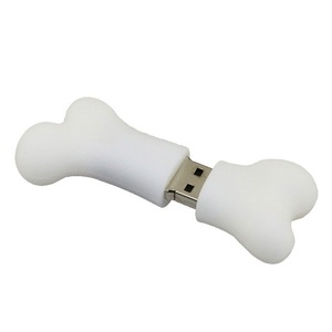 白色狗骨形状 16 GB USB 2.0 闪存驱动器卡通拇指驱动器记忆棒 Pendrive - Product Image 4
