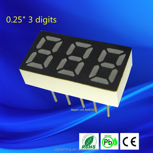 0.25 Inch Small 7 Segment Display ultra Red 3 Digit Mini <strong>Led</strong> 7 Segment - Product Image 2