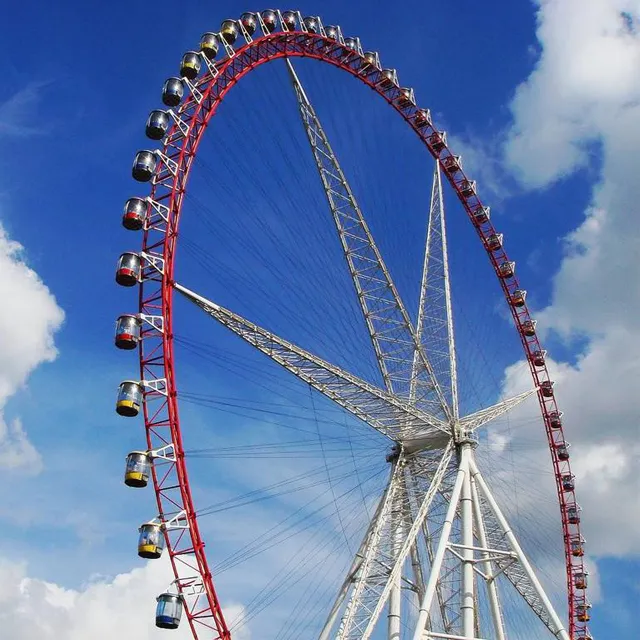 89m spoke type ferris wheel For Amusement Parks