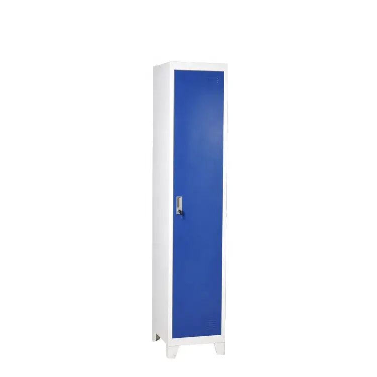 Metal Single Door Steel Cloth Cabinet Clothes Storage locker suit for school and gym
