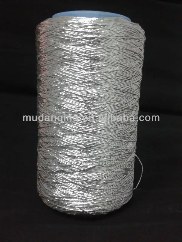 Puro argento st/ms Filato Metallico (lurex), filato metallico mx/m/ms/mh di lavoro a maglia/ricamo filato SPARKLE FILATO