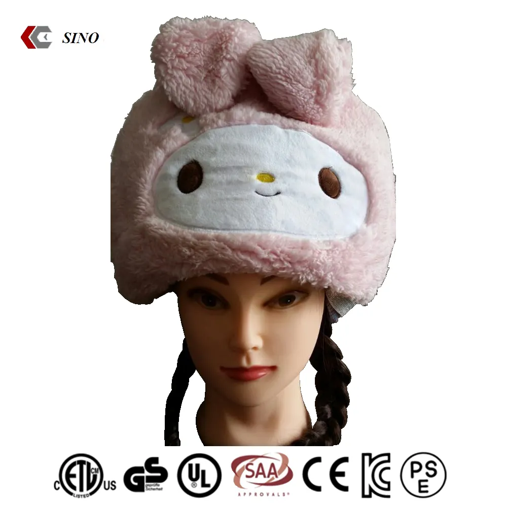 Electric cartoon hair heating cap for home use,heat cap for hair