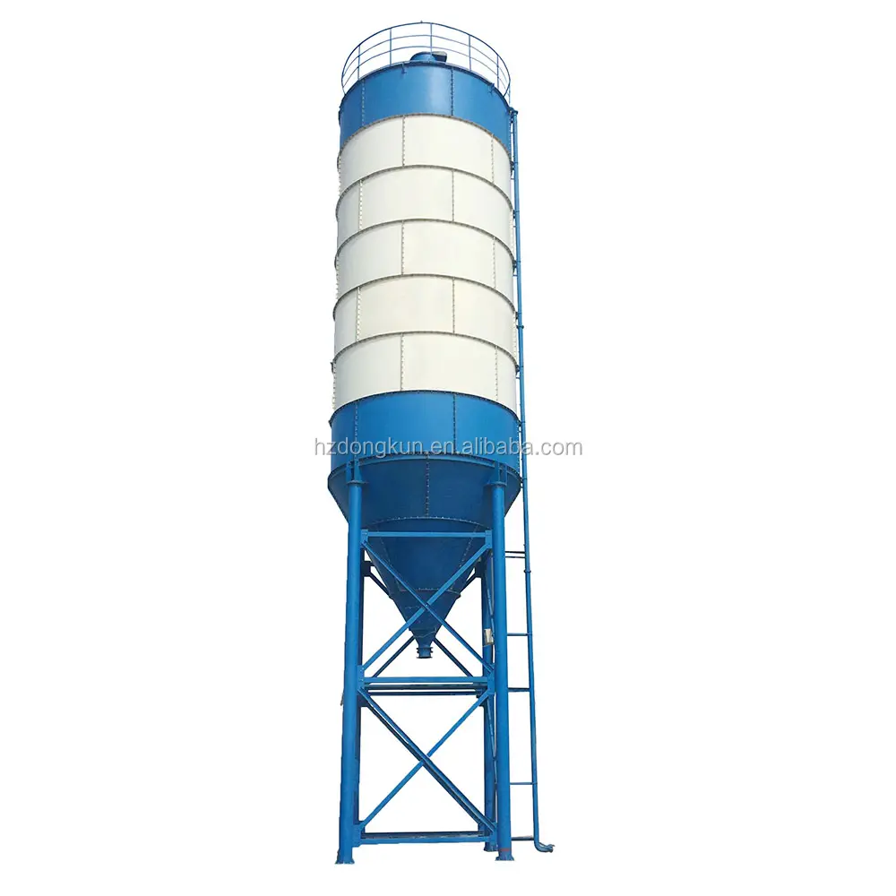 Silo cilíndrico de almacenamiento de cemento, 50 toneladas