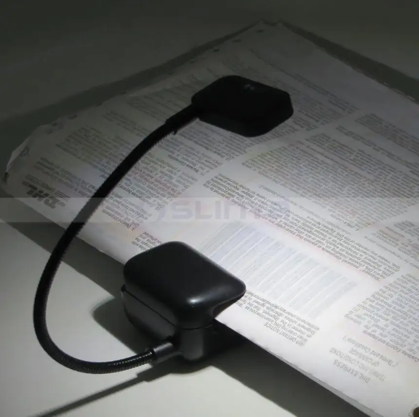 AAA Power 3 x 7LM LED Clip On Mini LED Book Ebook Reading Light