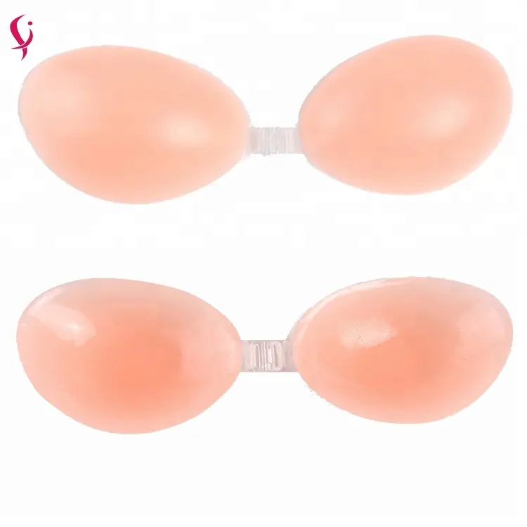 Sujetadores de silicona reutilizables para mujer, sujetadores de Gel autoadhesivos, Push Up sin tirantes, Invisible, sin espalda, almohadilla para el pecho