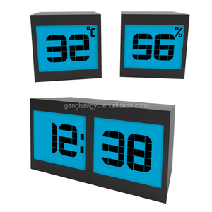 Orologio da tavolo multifunzione 2-in-1 cubo magico temperatura e umidità con funzione di calendario - Product Image 5
