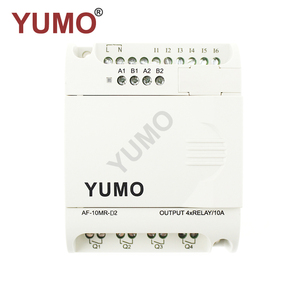 Vendita calda AF-10MR-D2 12/24VDC 6 punti DC digitale di ingresso 4 punti di uscita a relè Mini programmable logic controller PLC controller - Product Image 1