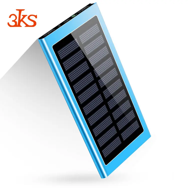 Outdoor Travel Waterproof Portable Solar Power Bank 6000mah Battery For Mobile Phone Charger