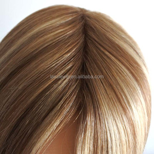 金色全帽假发全蕾丝假发与婴儿头发 - Product Image 5