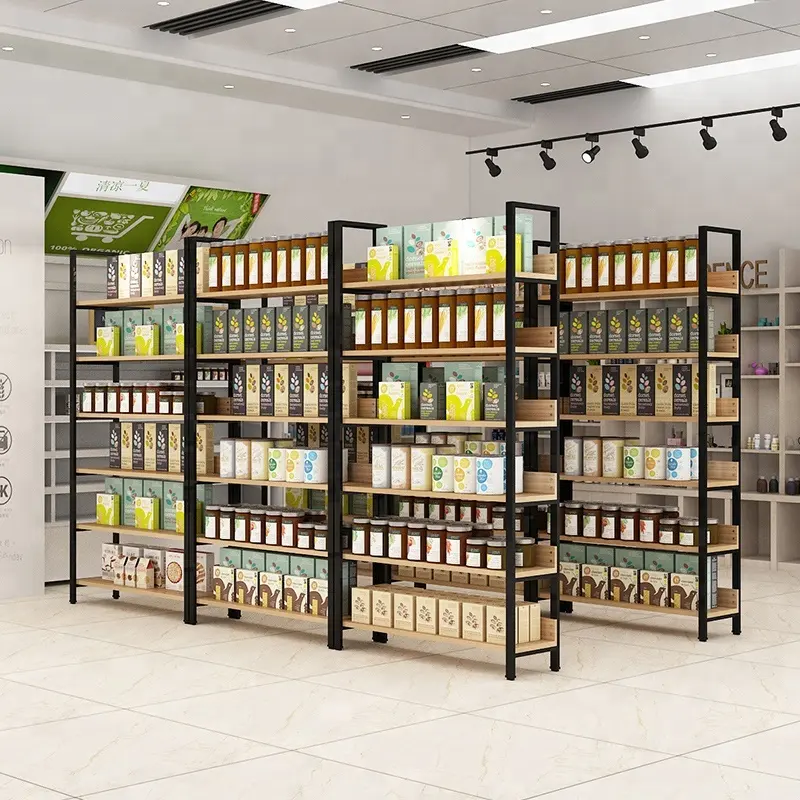 Vendita calda di Visualizzazione rack di stoccaggio Scaffale del Supermercato Attrezzature