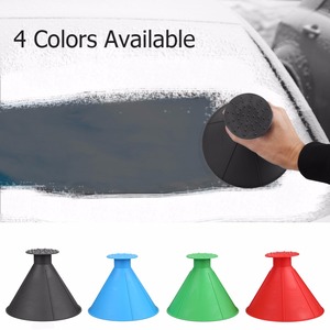 Auto Car Magic <span class=keywords><strong>Window</strong></span> Kính Chắn Gió Xe Ice <span class=keywords><strong>Scraper</strong></span> Hình Phễu Tuyết Remover Deicer Cone Deicing Tool Cạo Một Vòng Thả - Product Image 3