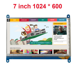7 zoll display mit 1024X600 Resolution Capacitive touch Option TFT Monitor Module Supports alle Raspberry Pi 3 - Product Image 2