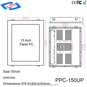 15&quot; <strong>Intel</strong> Core I7 3537U CPU <strong>Computer</strong> Win 10 <strong>System</strong> All in One Pc 4*COM RS485 RS232 Touch Screen Industrial Panel PC - Product Image 4