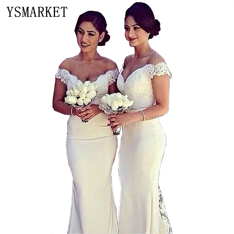 Robe De Mariage V-cổ Ngắn Tay Áo Cưới Gown Cô Dâu Váy Vestido De Noiva Trắng Backless Ren Một Dòng Wedding Dresses