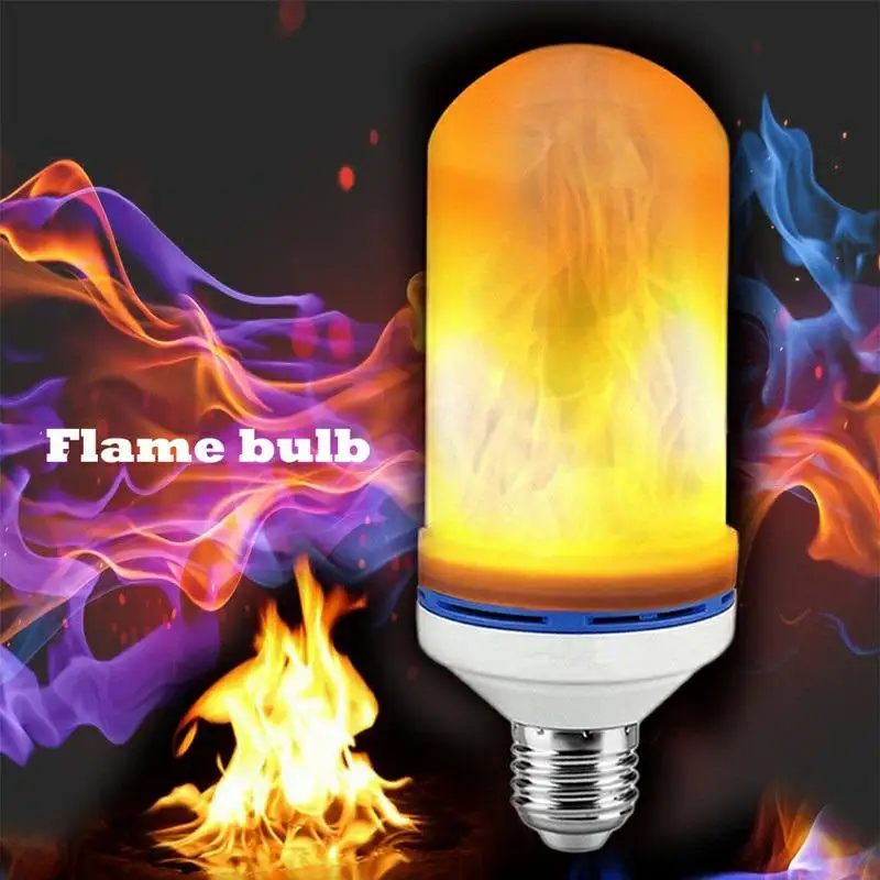 Ampoule de flamme vacillante Led, décorative, effet feu