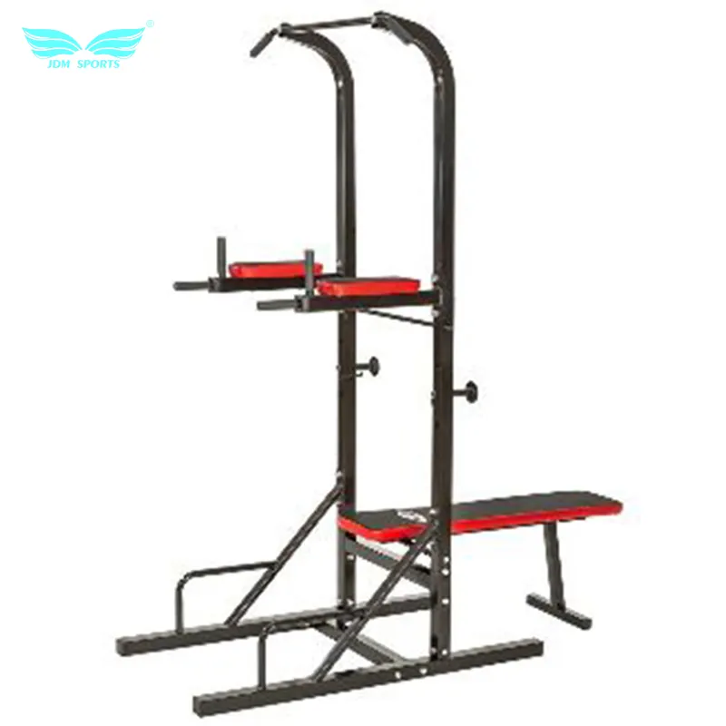 Indoor Adjustable Chin Up Pull Up Bar Strength Fitness Power Tower Home Fitness Tool