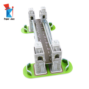 <span class=keywords><strong>2025</strong></span>新设计纸爵士悉尼桥创意儿童DIY组装模型玩具有趣多彩打印3D泡沫拼图玩具
