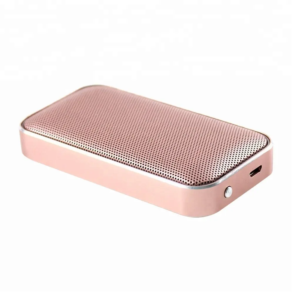 Mini Ultra Slim Pocket-ขนาดเสียง BT ลำโพงสำหรับ iPhone, iPad, Samsung Galaxy