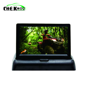 4.3 אינץ TFT LCD רכב צג מתקפל צג תצוגת חניה מערכת לרכב מבט אחורי מוניטורים NTSC PAL