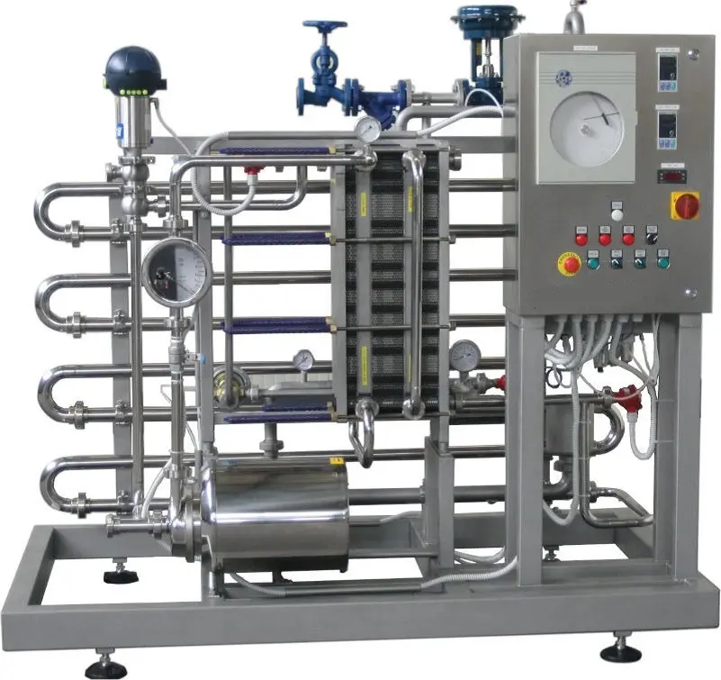 Máquina de pasteurización eléctrica continua, esterilizador de leche de 1000 litros, precio de fábrica