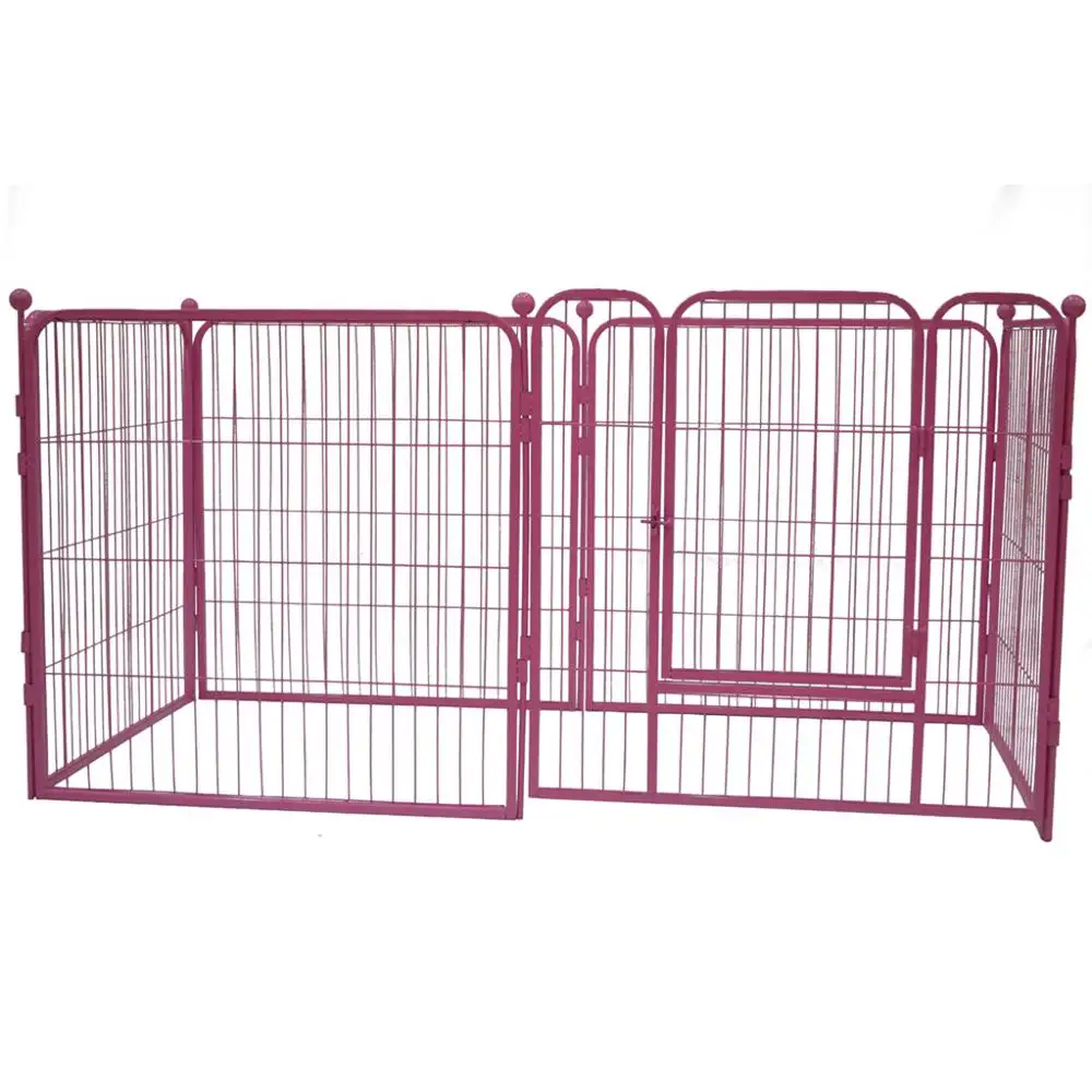 Goedkope Beste Grote Indoor Metal Puppy Hond Run Hek/Aanpassen Outdoor Ijzeren Hond Kinderbox