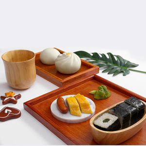 <strong>Wholesale</strong> Classical 35cm Handmade <strong>Japanese</strong> Style Large Wood Serving <strong>Tray</strong> - Product Image 4