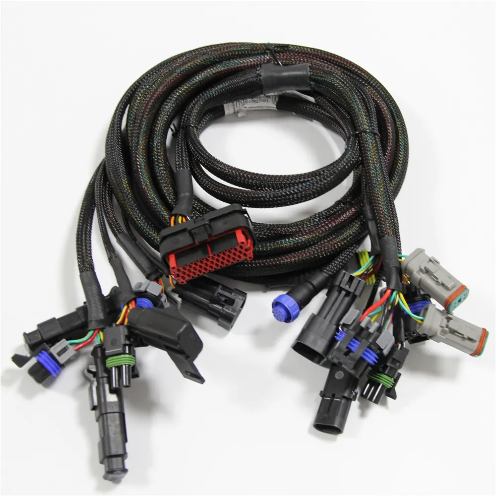 Custom ECU Connector Wire Harness with Am phenol Cables Connectors