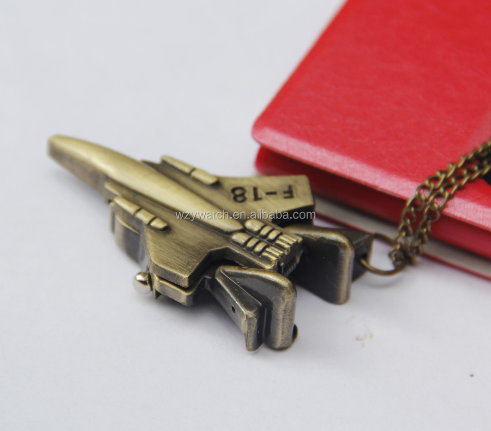 F-18 Fighter Plane Pocket <strong>Watch</strong> Necklace/gift/pendent <strong>Watch</strong> Factory Direct Sale!!! - Product Image 4
