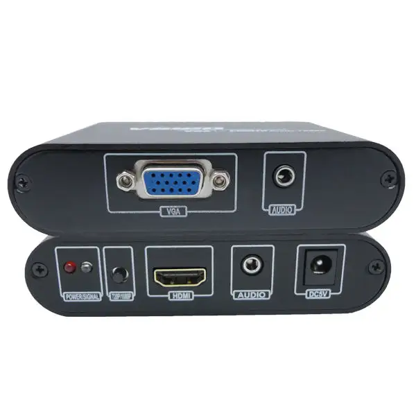 s - וידאו vga rca 2 hdmi ממיר עם scaler 1080 p