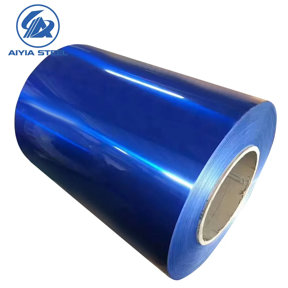 AIYIA for roofing sheets prepainted galvalume color coated steel coil white blue color