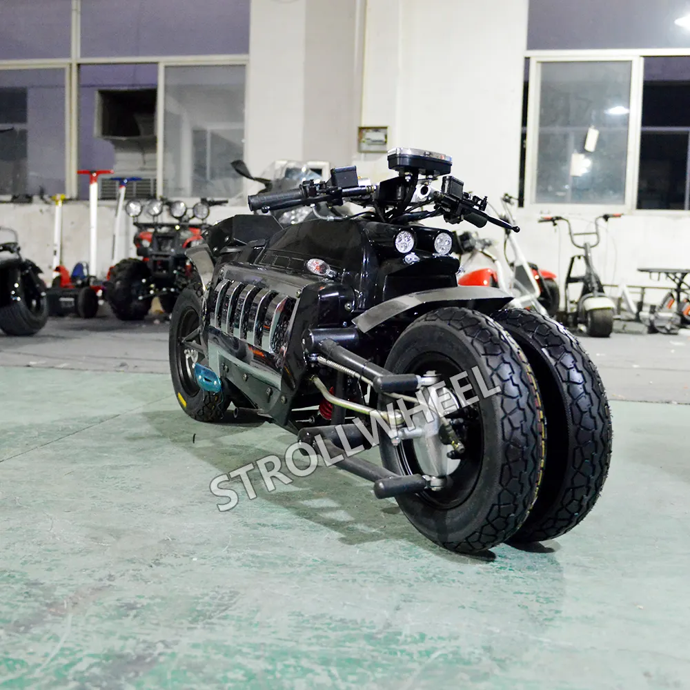 Popular estilo Har motocicleta eléctrica bicicleta cuatro ruedas motocicleta eléctrica para la venta