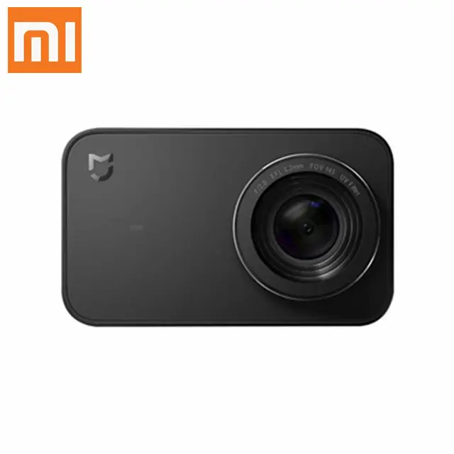 Global versão Xiaomi câmera Mijia 4K Degree Wide Angle 30fps 2.4 polegadas Touch Screen145 1450mAh Bateria Da Câmera Ação