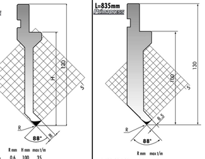 Goose Neck Hydraulic <strong>CNC</strong> Press Brake 1600 2500 3200 Tooling Dies/Mold Customised Punching/lower Die - Product Image 4