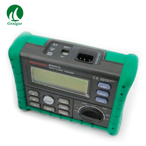 MASTECH MS5910 RCD/döngü direnç test aleti devre açma çıkış akımı/zaman dedektörü USB arayüzü ile ölçüm aralığı 0.1 ~ 2000 Ohm - Product Image 2