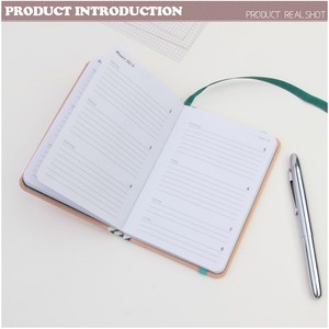 להתאמה אישית a5 עגולה הפונים אלסטי הלהקה planner כריכה קשה נייר כריכה מחוני סדר יום לעשות מחברת רשימה