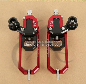 TCMT אדום/כחול CNC שרשרת Tensioner שמאי עבור סוזוקי GSXR GSX-R 600 <span class=keywords><strong>750</strong></span> 2006-2016 XF180402