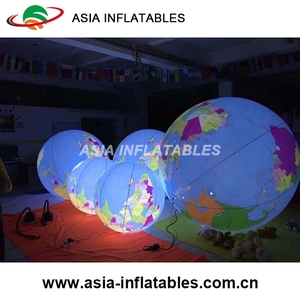 Factory Price Sun, Mars, Saturn Solar System Nine Planet Balloon / Giant Helium Levitation Inflatable Planet With LED Light - Product Image 5